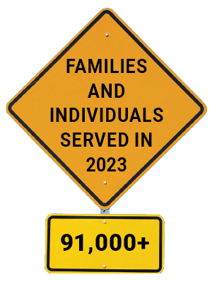 More than 91,000 families and individuals served by LSS in 2023